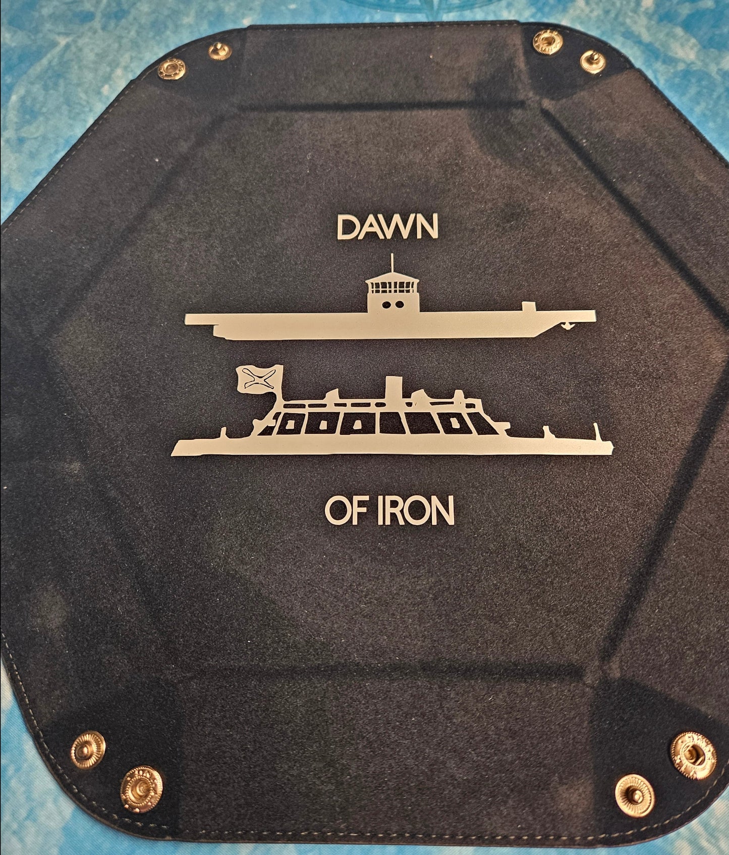 Civil War Ironclad Themed Dice Tray / Carrying Tray