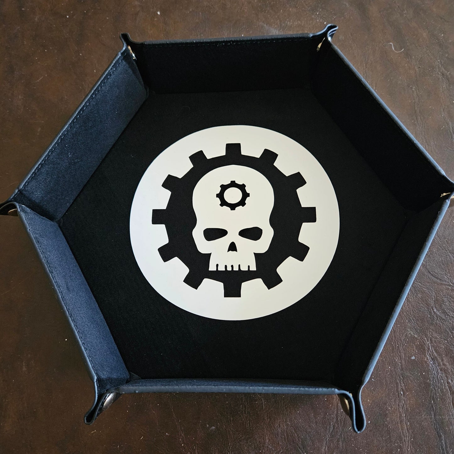 Gear and Skull Dice Tray