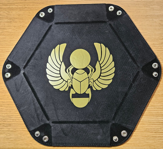Dice Tray  - Egyptian Scarab for use with Tomb Kings or Thousand Sons