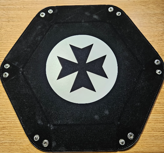 Templar Dice Tray - Templar Symbol Inspired