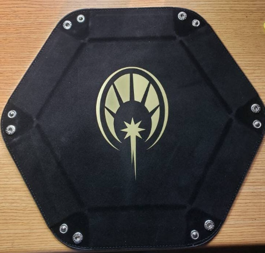 Dice Tray - ComStar Inspired Faction Symbol for BattleTech