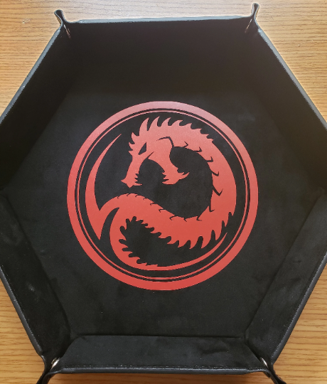 Dice Tray - Draconis Combine Inspired Faction Symbol for BattleTech