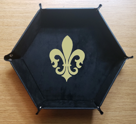 Dice Tray - Fluer de Lis