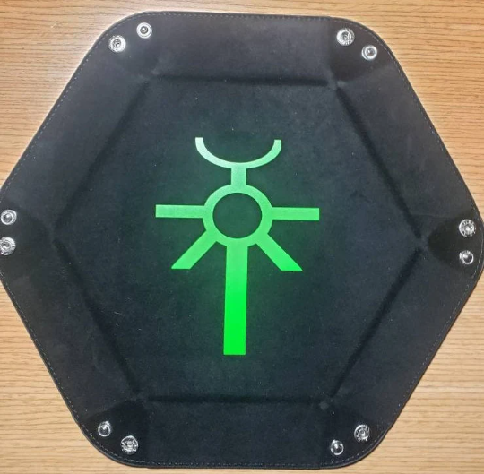 Glowing Rune Inspired Dice Tray