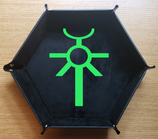 Glowing Rune Inspired Dice Tray