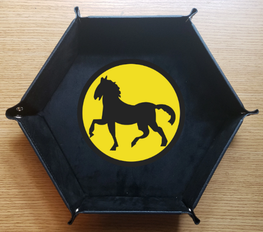 Dice Tray - Eridani Light Horse Inspired Faction Symbol for BattleTech