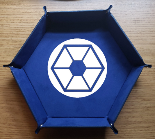 Dice Tray with CIS / Droid faction Symbol for games like Star Wars Legion / Star Wars Armada / Shatterpoint