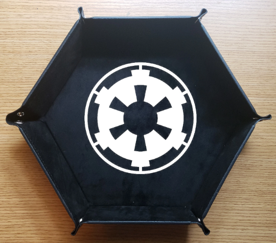 Dice Tray - Galactic Empire Symbol for games like Star Wars Legion / Star Wars Armada / Shatterpoint